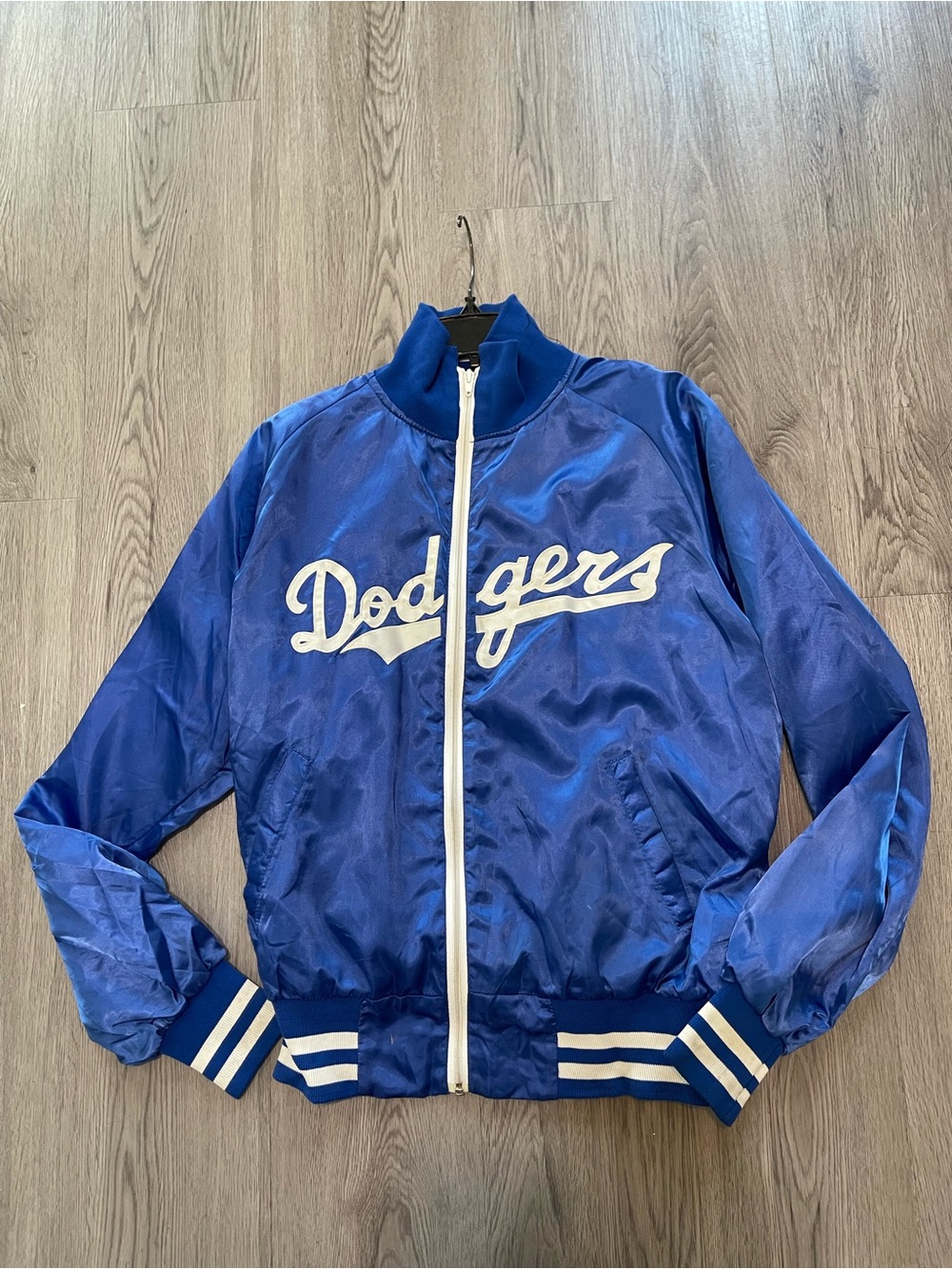 Vintage dodgers baseball coach jacket